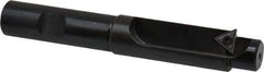 APT - 25/32 Inch Diameter, Solid Pilot, Straight 5/8 Inch Shank Diameter, 1 Insert, Indexable Counterbore - 4-1/2 Inch Overall Length, TPGH 215 Insert - Industrial Tool & Supply