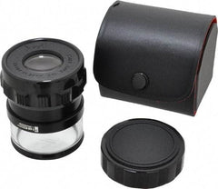 SPI - 10x Max Magnification, 1-3/8 Inch Lense Diameter, Pocket and Hand Held Optical Comparator - Reticle No. 5 - Industrial Tool & Supply