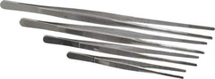 Value Collection - Stainless Steel Tweezer Set - 4 Piece - Industrial Tool & Supply