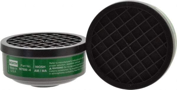 North - Green Cartridge - Series 7700, Protects Against Ammonia, Methylamine - Industrial Tool & Supply