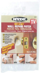 Hyde Tools - Drywall/Plaster Repair - White, 5" x 15" (75 Sq In ) Coverage - Industrial Tool & Supply