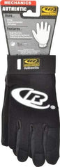 Ringers Gloves - Size L (10) Synthetic Leather General Protection Work Gloves - For Mechanic's & Lifting, Uncoated, Hook & Loop Cuff, Full Fingered, Black, Paired - Industrial Tool & Supply