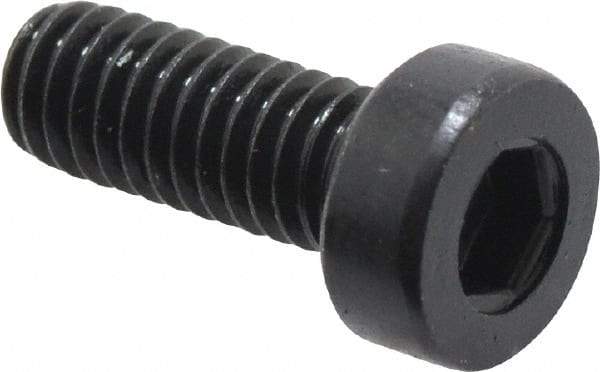 Holo-Krome - M4x0.70 Metric Coarse Hex Socket Drive, Low Socket Cap Screw - Grade 10.9 Alloy Steel, Black Oxide Finish, Fully Threaded, 10mm Length Under Head - Industrial Tool & Supply