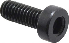 Holo-Krome - M4x0.70 Metric Coarse Hex Socket Drive, Low Socket Cap Screw - Grade 10.9 Alloy Steel, Black Oxide Finish, Fully Threaded, 10mm Length Under Head - Industrial Tool & Supply