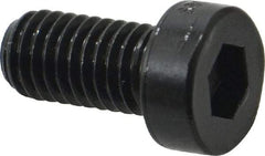 Holo-Krome - M8x1.25 Metric Coarse Hex Socket Drive, Low Socket Cap Screw - Grade 10.9 Alloy Steel, Black Oxide Finish, Fully Threaded, 16mm Length Under Head - Industrial Tool & Supply