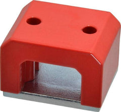 Eclipse - 2 Hole, 0.311" Hole Diam, 1-19/32" Overall Width, 2-9/32" Deep, 1-3/8" High, 51 Lb Average Pull Force, Alnico Power Magnets - 14.6mm Pole Width, 550°C Max Operating Temp, Grade 5 Alnico - Industrial Tool & Supply