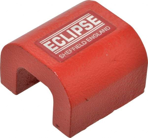 Eclipse - 0 Hole, 2-7/16" Overall Width, 2-3/8" Deep, 1-13/64" High, 76 Lb Average Pull Force, Alnico Power Magnets - 14.28mm Pole Width, 550°C Max Operating Temp, Grade 5 Alnico - Industrial Tool & Supply