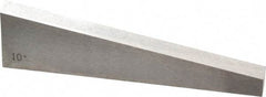 Value Collection - 10° Angle, 3 Inch Long, Angle Block - 55 RC Hardness - Industrial Tool & Supply