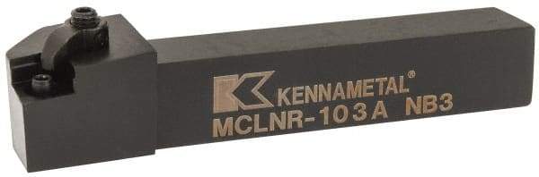 Kennametal - MCLN, Right Hand Cut, 5° Lead Angle, 5/8" Shank Height x 5/8" Shank Width, Negative Rake Indexable Turning Toolholder - 4" OAL, CN..32. Insert Compatibility, Series Kenloc - Industrial Tool & Supply