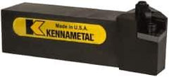 Kennametal - MCLN, Left Hand Cut, 5° Lead Angle, 1-1/2" Shank Height x 1-1/2" Shank Width, Negative Rake Indexable Turning Toolholder - 6" OAL, CN..64. Insert Compatibility, Series Kenloc - Industrial Tool & Supply