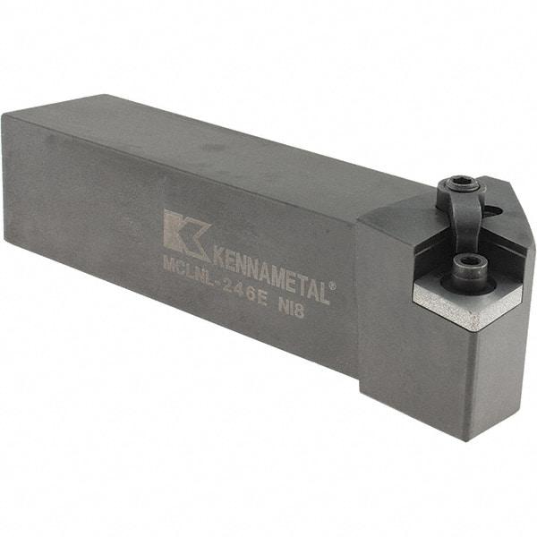 Kennametal - MCLN, Left Hand Cut, 5° Lead Angle, 1-1/2" Shank Height x 1-1/2" Shank Width, Negative Rake Indexable Turning Toolholder - 7" OAL, CN..64. Insert Compatibility, Series Kenloc - Industrial Tool & Supply