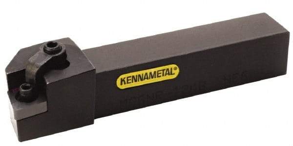 Kennametal - MCGN, Left Hand Cut, 0° Lead Angle, 1" Shank Height x 1" Shank Width, Negative Rake Indexable Turning Toolholder - 6" OAL, CN..43. Insert Compatibility, Series Kenloc - Industrial Tool & Supply