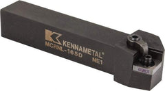 Kennametal - MCRN, Left Hand Cut, 15° Lead Angle, 1" Shank Height x 1" Shank Width, Negative Rake Indexable Turning Toolholder - 6" OAL, CN..54. Insert Compatibility, Series Kenloc - Industrial Tool & Supply