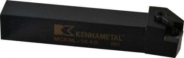 Kennametal - MCKN, Left Hand Cut, 15° Lead Angle, 1" Shank Height x 1" Shank Width, Negative Rake Indexable Turning Toolholder - 6" OAL, CN..43. Insert Compatibility, Series Kenloc - Industrial Tool & Supply