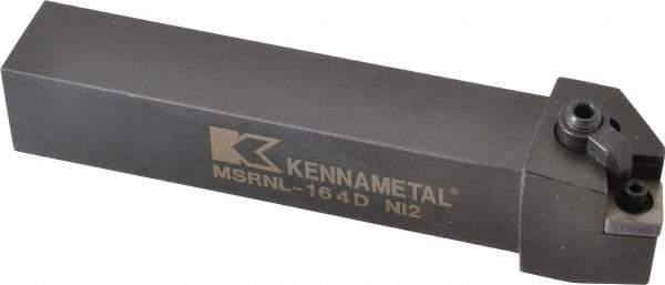 Kennametal - MSRN, Left Hand Cut, 15° Lead Angle, 1" Shank Height x 1" Shank Width, Negative Rake Indexable Turning Toolholder - 6" OAL, SN..43. Insert Compatibility, Series Kenloc - Industrial Tool & Supply