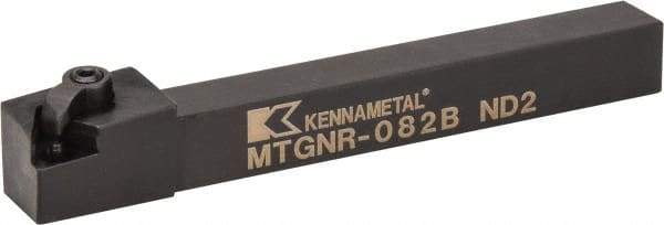 Kennametal - MTGN, Right Hand Cut, 0° Lead Angle, 1/2" Shank Height x 1/2" Shank Width, Negative Rake Indexable Turning Toolholder - 4-1/2" OAL, TN..22. Insert Compatibility, Series Kenloc - Industrial Tool & Supply