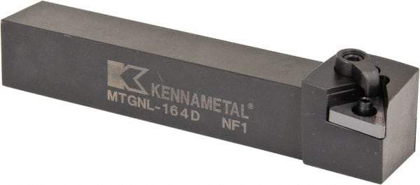 Kennametal - MTGN, Left Hand Cut, 0° Lead Angle, 1" Shank Height x 1" Shank Width, Negative Rake Indexable Turning Toolholder - 6" OAL, TN..43. Insert Compatibility, Series Kenloc - Industrial Tool & Supply