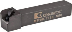 Kennametal - MTFN, Right Hand Cut, 0° Lead Angle, 3/4" Shank Height x 3/4" Shank Width, Negative Rake Indexable Turning Toolholder - 4-1/2" OAL, TN..33. Insert Compatibility, Series Kenloc - Industrial Tool & Supply