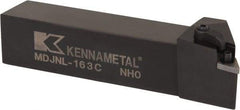 Kennametal - MDJN, Left Hand Cut, 3° Lead Angle, 1" Shank Height x 1" Shank Width, Negative Rake Indexable Turning Toolholder - 5" OAL, DN..33. Insert Compatibility, Series Kenloc - Industrial Tool & Supply