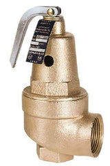 Conbraco - 1" Inlet, 1" Outlet, ASME Safety Relief Valve - 30 Max psi, 1,339,000 BTUs - Industrial Tool & Supply