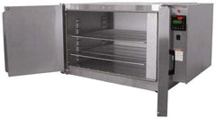 Grieve - 1 Phase, 28 Inch Inside Width x 24 Inch Inside Depth x 18 Inch Inside Height, 350°F Max, Portable Heat Treating Bench Oven - 2 Shelves, 7 Cubic Ft. Work Space, 115 Max Volts, 41 Inch Outside Width x 30 Inch Outside Depth x 23 Inch Outside Height - Industrial Tool & Supply