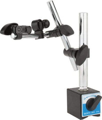 Value Collection - 55mm Long x 50mm Wide x 60mm High Magnetic Indicator Base with On/Off Switch - 60 Kg Magnetic Pull, 7-1/4" Rod Length, Post & Rod Arm (2 Rods) - Industrial Tool & Supply