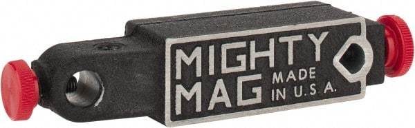 Made in USA - 4-1/2" Long x 1" Wide x 1-1/4" High Magnetic Indicator Base - 45 Lb Magnetic Pull - Industrial Tool & Supply