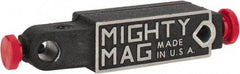 Made in USA - 4-1/2" Long x 1" Wide x 1-1/4" High Magnetic Indicator Base - 45 Lb Magnetic Pull - Industrial Tool & Supply