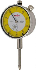 Value Collection - 0.001" Graduation, 0-100 Dial Reading, Indicator & Base Kit - 4-1/2" Base Length x 1" Base Width x 1-1/4" Base Height, 2.2" Dial Diam - Industrial Tool & Supply