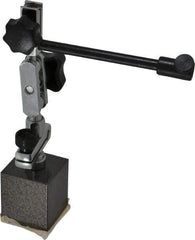 Value Collection - 50 Lb Magnetic Force, Fine Adjustment Indicator Positioner & Holder with Base - Post & Rod, Rectangular Base - Industrial Tool & Supply