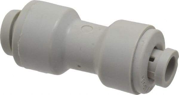 Parker - 5/16 x 1/4" Outside Diam, Acetal Push-to-Connect Tube Union - 300 Max psi, Tan - Industrial Tool & Supply