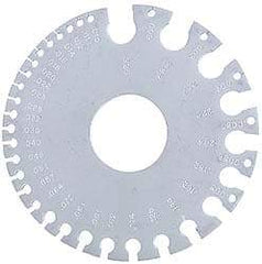 Starrett - 0.005 to 0.325 Inch Range, Steel Wire and Sheet Metal Gage - Use with Nonferrous Metals - Industrial Tool & Supply
