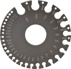 PEC Tools - #36 Steel Wire and Sheet Metal Gage - Use with Nonferrous Metals - Industrial Tool & Supply