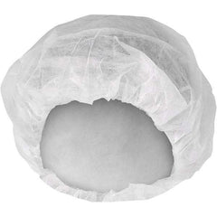 KleenGuard - Size M, 21 Inch Diameter Bouffant Cap - White, Polypropylene, Approved By ANSI/ISEA 101-1996, ISO Class 8 - Industrial Tool & Supply