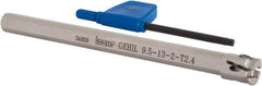 Iscar - GEHI, Internal, Left Hand, 0.094" Max Depth of Cut, 0.075 to 0.095" Groove Width, Indexable Grooving Tool Holder - GEMI.., GEPI.. Insert Compatibility, 3/8" Shank Width, 5" OAL, Through Coolant - Industrial Tool & Supply