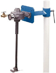 Neptune Mixer - 50 to 80 psi Air Pressure, 5 Gallon Mixing Capacity, 1/4 to 1/2 hp, Pipe Clamp, Air Powered Mixer - 24 Inch Long Shaft, Compatible with Pail Container - Industrial Tool & Supply