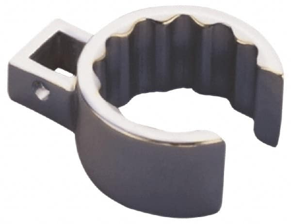 Martin Tools - 3/8" Drive, 13/16", Chrome Finish, Flare Nut Crowfoot Wrench - Industrial Tool & Supply