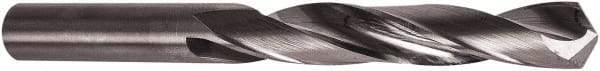 Precision Twist Drill - #52 118° Solid Carbide Jobber Drill - Bright Finish, Right Hand Cut, 1-1/2" OAL, Split Point - Industrial Tool & Supply
