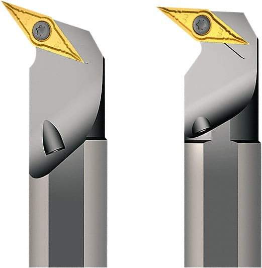 Seco - 40mm Min Bore Diam, 300mm OAL, 32mm Shank Diam, A-SVQB Indexable Boring Bar - 70mm Max Bore Depth, VB.. 1604.., VCG.. 1604.. Insert, Screw Holding Method - Industrial Tool & Supply