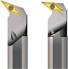 Seco - 32mm Min Bore Diam, 250mm OAL, 25mm Shank Diam, A-SVQB Indexable Boring Bar - 65mm Max Bore Depth, VB.. 1604.., VCG.. 1604.. Insert, Screw Holding Method - Industrial Tool & Supply