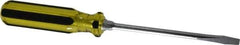Stanley - Standard Slotted Screwdriver - Round Shank, Acetate Handle - Industrial Tool & Supply
