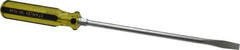 Stanley - Standard Slotted Screwdriver - Round Shank, Acetate Handle - Industrial Tool & Supply