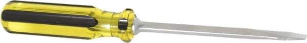 Stanley - Standard Slotted Screwdriver - Square Shank, Acetate Handle - Industrial Tool & Supply