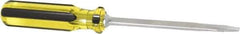 Stanley - Standard Slotted Screwdriver - Square Shank, Acetate Handle - Industrial Tool & Supply