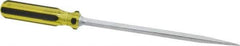 Stanley - 3/8" Blade Width, 15-1/4" OAL, Standard Slotted Screwdriver - 10" Blade Length, Square Shank, Acetate Handle - Industrial Tool & Supply