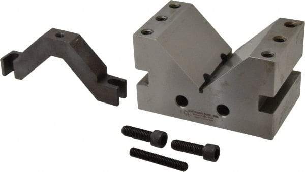 Suburban Tool - 3-1/4" Max Capacity, 90° Angle, Hardened Steel V-Block - 3" Long x 5" Wide x 3" High, Sold as Individual - Industrial Tool & Supply