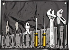 Value Collection - 7 Piece Mechanic's Tool Set - Comes in Tool Roll - Industrial Tool & Supply