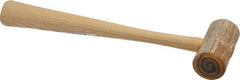 Garland - 1/8 Lb Head Rawhide Mallet - Wood Handle - Industrial Tool & Supply