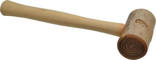 Garland - 3/4 Lb Head Rawhide Mallet - Wood Handle - Industrial Tool & Supply