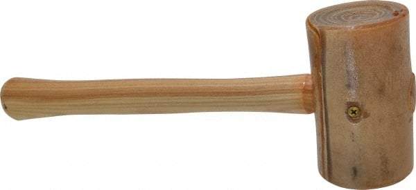 Garland - 1-1/2 Lb Head Rawhide Mallet - Wood Handle - Industrial Tool & Supply